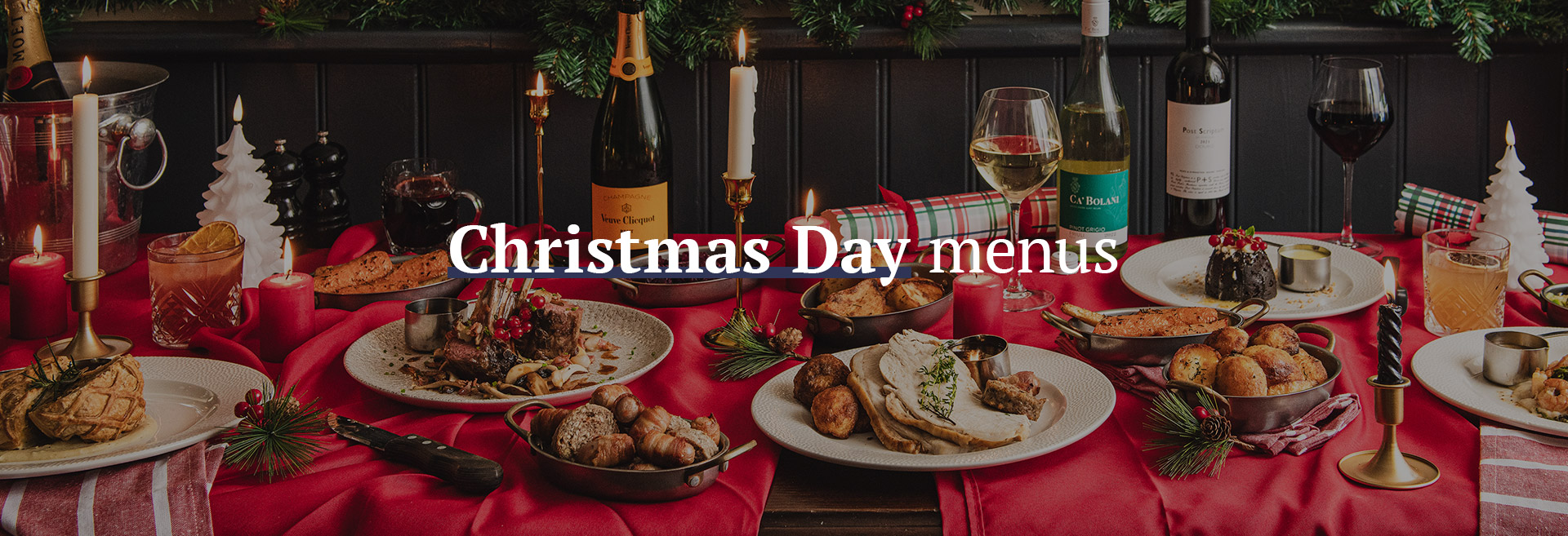 Christmas Day Menu at The Champion